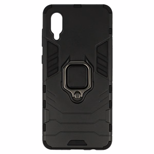 Ring Armor dėklas telefonui Samsung Galaxy A02 juodas