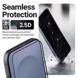 Crong 3D Armour Glass Lite grūdintas stiklas Full Glue, skirtas Google Pixel 9 Pro / 10 Pro