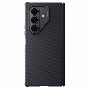 "Nillkin Synthetic Fiber Pro" magnetinis dėklas "Samsung Galaxy Z Fold 7", suderinamas su "MagSafe" - juodas