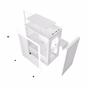 Darkflash M305 computer dėklas without fans (baltas)