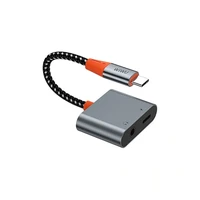 WiWU - Audio adapter LT10 Typ C į Typ C + 3,5 mm