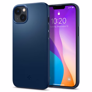 Spigen Thin Fit dėklas telefonui iPhone 14 Plus - mėlyna