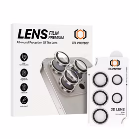 Temperuotas stiklas Tel Protect 3D objektyvo kamerai Samsung Galaxy S24 Ultra - skaidrus (5 vnt.)