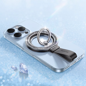 Joyroom JR-ZS425 magnetinis žiedinis laikiklis - juodas