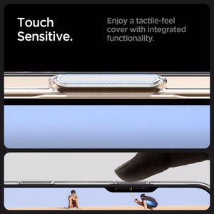 Spigen Thin Fit MagSafe deklas, skirtas iPhone 16 Pro - Skaidrus ir baltas