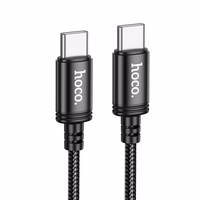 Kabelis USB C į USB C Hoco 3A 60W 2 m X89 juodas