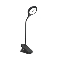 Mini Wozinsky Wireless LED Reading Lamp with Clip + USB-C Cable - Black