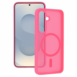 Tel Protect Aura Matte Magsafe Case for Samsung Galaxy S25/S24 hot pink