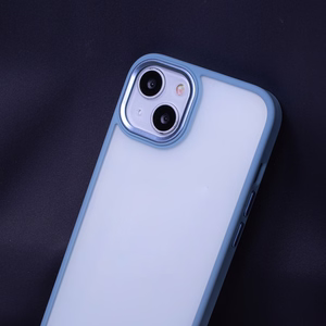 Satino matinė dėklas telefonui Samsung Galaxy S24 Plus mėlyna