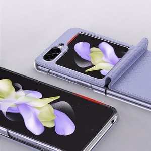 Dėklas Dux Ducis Bril Samsung F731 Z Flip5 5G violetinis