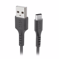 SBS TECABLETYC1KPOS USB-A - USB-C kabelis 1m - juodas