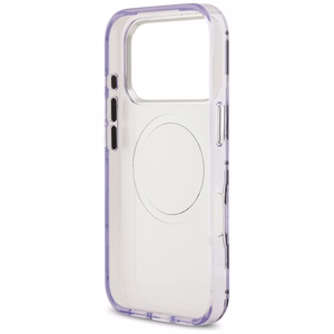 Karl Lagerfeld IML KL Monograma Magnetinis dėklas iPhone 17 Pro Max - violetinis
