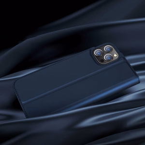 DUX DUCIS Skin Pro knygos stiliaus dėklas telefonui iPhone 13 mini (m) - auksinis (m)