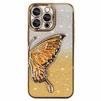 Tel Protect Butterfly vandens dėklas telefonui Iphone 12 Pro auksinis