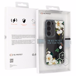 Dėklas telefonui Tel Protect Flower Samsung Galaxy S23 FE dizainas 3
