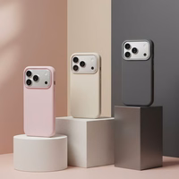 Dėklas skirtas iPhone 15 PRO MAX Forcell F-Protect Frame Premium suderinamas su Magsafe senovinė balta