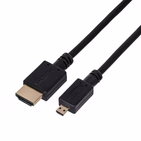 Gembird 1.8m HDMI-M/micro HDMI-M HDMI kabelis 1,8 m HDMI A tipo (standartinis) HDMI D tipo (Mikro) Juoda
