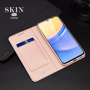 DUX DUCIS чехол-книжка SKIN PRO для SAMSUNG A16 5G розовый