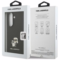 KARL LAGERFELD dėklas telefonui SAMSUNG Z Fold7 KLHCZFD7SAPKCNPK (Saffiano KC PIN) juodas
