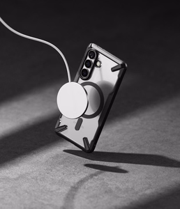 Ringke Fusion X Magnetic MagSafe Dėklas for Samsung Galaxy S26 - Clear juodas