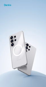 Benks Magnetic Crystal Dėklas (A048) for Samsung Galaxy S26 skaidrus
