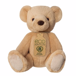 Eco Nation ekologiškas pliušinis žaislas – meškiukas, 28 cm