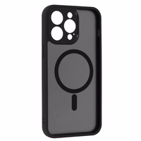 Pilnai matinis Mag dėklas telefonui Iphone 14 Pro Max juodas