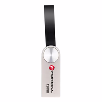 FORCELL F-DATA USB atmintukas Metal 128GB USB3.2 Gen 1 (USB A) sidabrinis