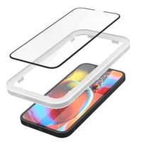 Spigen ALM Glass FC grūdintas stiklas iPhone 13 / 13 Pro / 14 – juodas