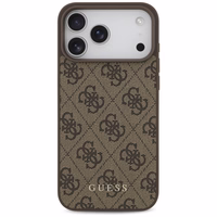 Guess 4G Classic dėklas telefonui iPhone 17 Pro Max - rudas