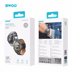 BWOO išmanusis laikrodis WA-08 1.43" AMOLED juodas