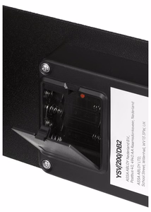 Yale YSV/200/DB2 – freestanding safe, 8.6 l, steel, black
