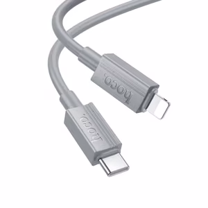 Кабель USB C to Lightning Hoco PD 27W 1 м X107 серый