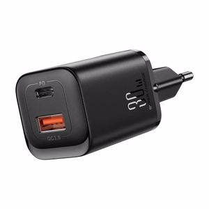 Įkroviklis Joyroom JR-TCF08EU juodas 30W (1xPD / 1xQC3.0)