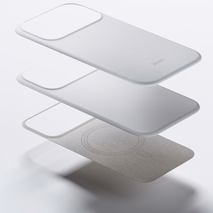 Benks Magnetic Vita Pro silikoninis dėklas (A069) iPhone 17 Pro oranžinis (Camera Control mygtukas)