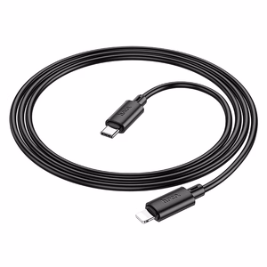 Кабель USB C to Lightning Hoco PD 2,4A 20W 1 м X88 чёрный