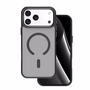 Frozen Mag Чехол для iPhone 17 Pro Max 6,9" чёрный с открытым кольцом