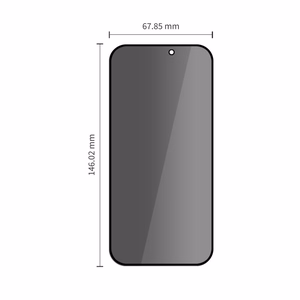 Tech-Protect Glass SPY+ privatumo grūdintas stiklas, 2 vnt., skirtas iPhone 18 Pro Max