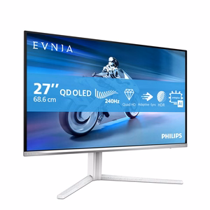 Philips Evnia 6000 27M2N6501L/00 monitorius 67,3 cm (26,5") 2560 x 1440 pikselių Quad HD QD-OLED baltas