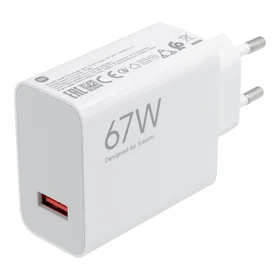 XIAOMI originalus įkroviklis USB A QC3.0 3A 67W MDY-12-EH baltas bulk