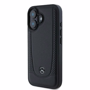 Mercedes Odinis miesto dėklas telefonui iPhone 16 Plus - juodas