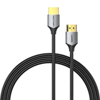 Itin plonas HDMI kabelis Vention ALEHD, 0,5 m, 4K 60Hz (pilkas)
