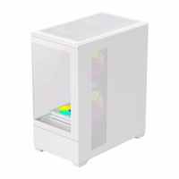 DarkFlash C365 kompiuterio korpusas (baltas) + 5 ventiliatoriai