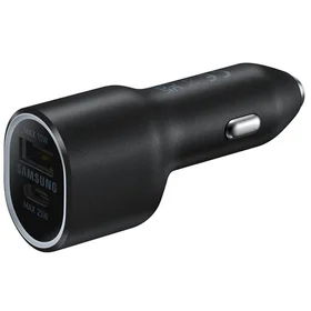 Automobilinis įkroviklis Samsung EP-L4020NBEGEU 40W USB-C/USB-A juodas