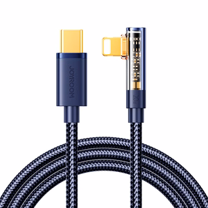 Kabelis USB-C Lightning kampinis 20W 1.2m Joyroom S-CL020A6 (mėlynas)