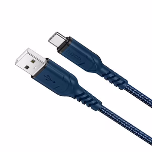 Кабель USB A - USB C Hoco QC 3A 1 m X59 синий