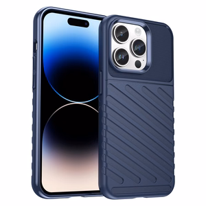 Thunder dėklas iPhone 14 Pro Max mėlynas šarvuotas dėklas