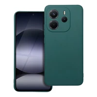 Matinis dėklas telefonui XIAOMI Redmi Note 14 4G (GLOBAL - 164,84mm x 78,15mm x 8,16mm) tamsiai žalias