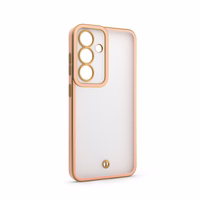 Silky Gold dėklas telefonui Xiaomi Redmi 14C 4G/ 14C 5G / Redmi A4 / POCO C75 rožinė