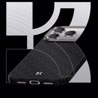 Benks magnetinis Armor Air Armor Grid Kevlar dėklas su metaliniu rėmeliu 600D (B068) Iphone 17 Air telefonui juodas